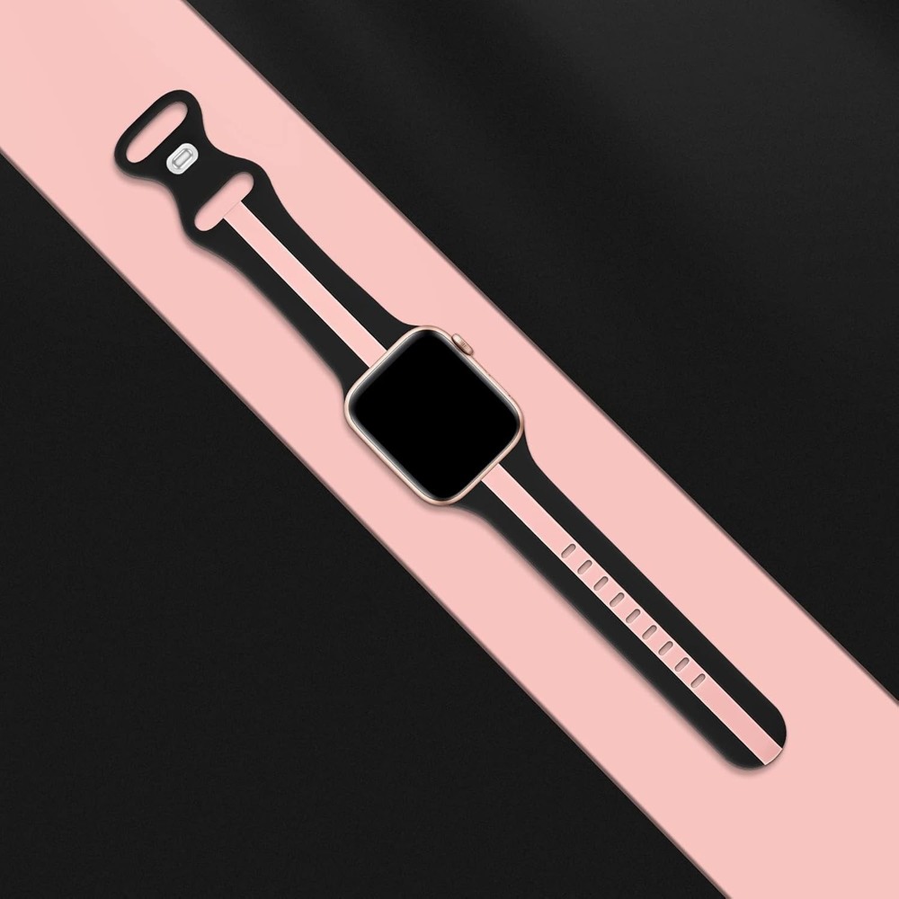 Soft Silicone Strap Compatible with Apple Watch Series 7 44mm