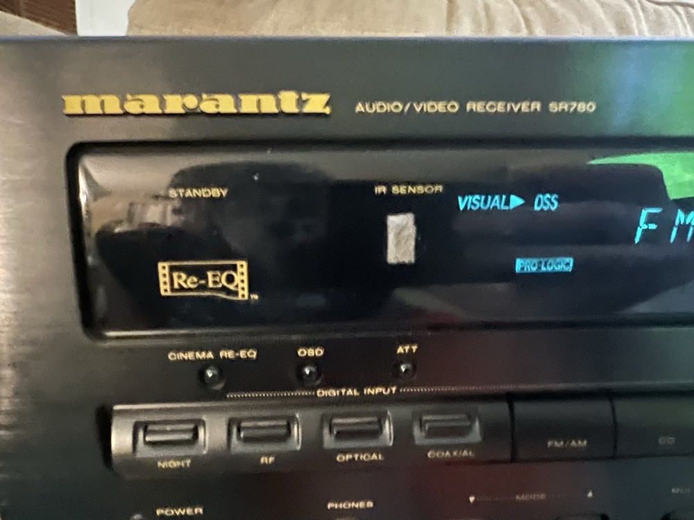MARANTZ SR 780 Five Channel Surround Receiver-NOT WORKING VOLUME DIAL ISSUES