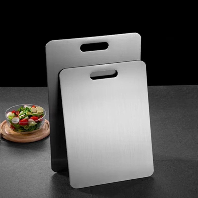 Titanium Cutting Board Double-Sided Titanium Cutting Boards for Kitchen Camping
