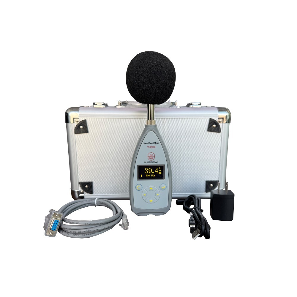 Type 1 Sound Level Meter Noise Meter with Integrating Function 8000 Groups Data