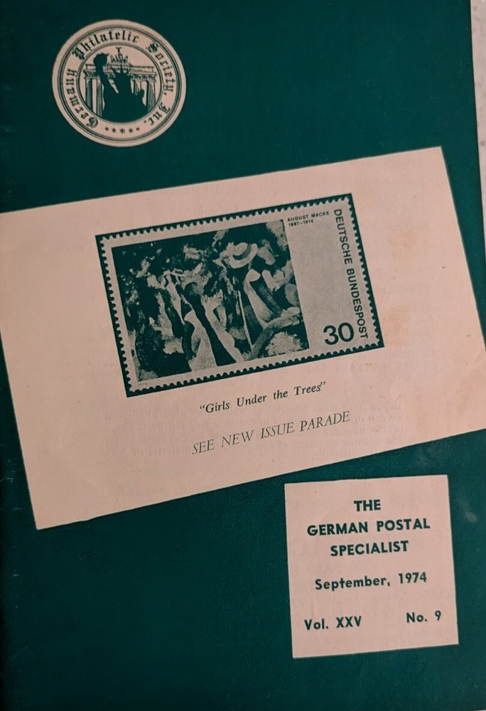 German Postal Specialist September 1974 1870 Balloons Berlin Rohrpost