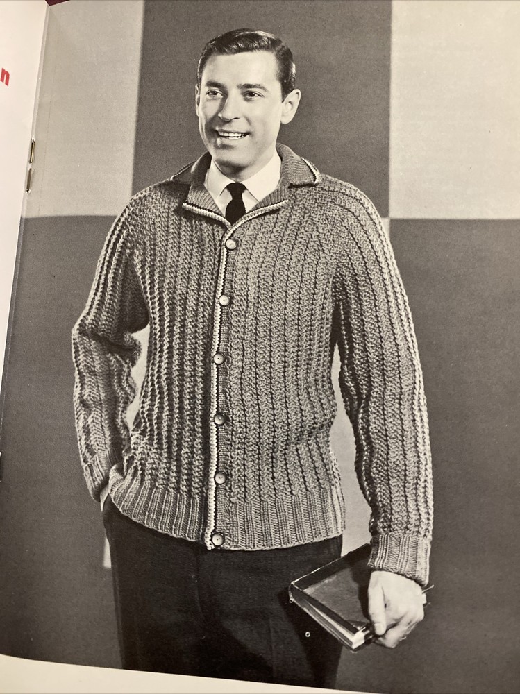 Knits For Men Sweaters And Accessories Pattern Booklet