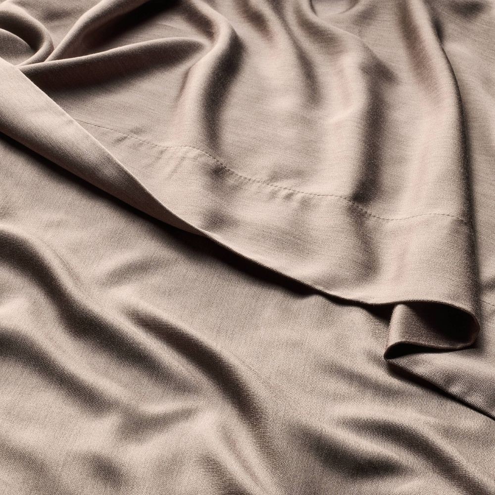 Queen 400 Thread Count Rayon from Bamboo Sheet Set Fig Brown -