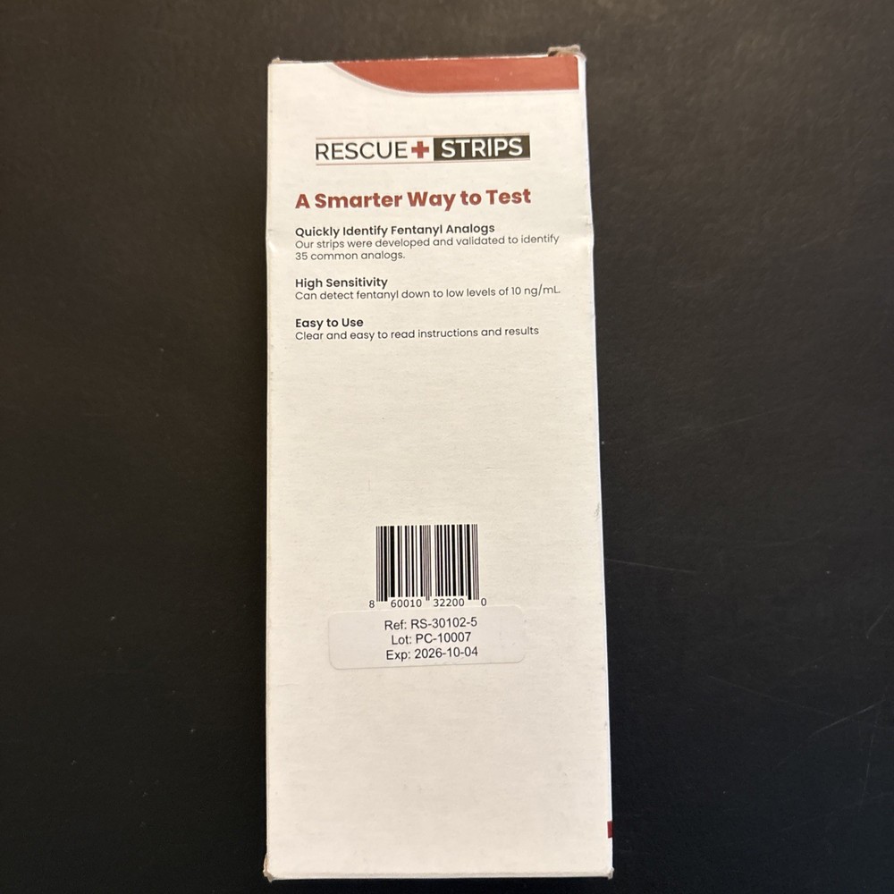 RESCUE +STRIPS TEST STRIP KIT F/ HARM REDUCTION USE 5 TESTS