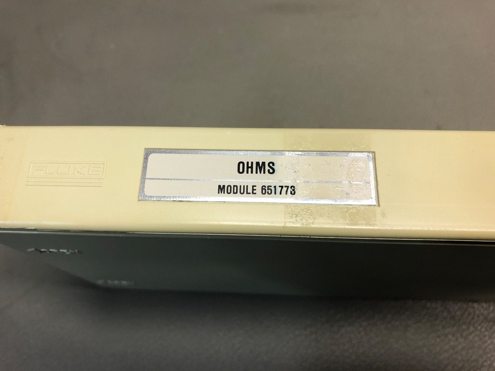 Fluke 8506A 651773 Ohms Module