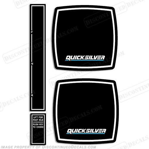 Fits Mercury Quicksilver Throttle Control Decals