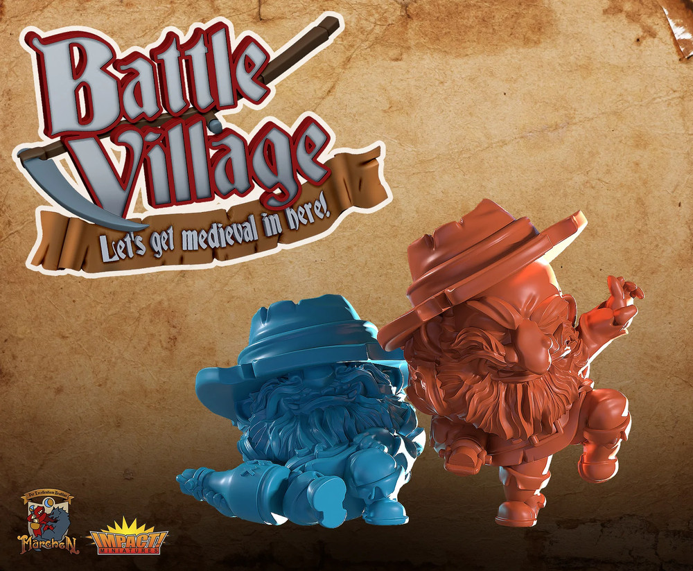 Chibi Battle Villagers - Drunk