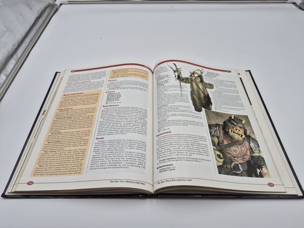 Star Wars D6 Second Edition Revised & Expanded Core Rulebook HC WEG RPG