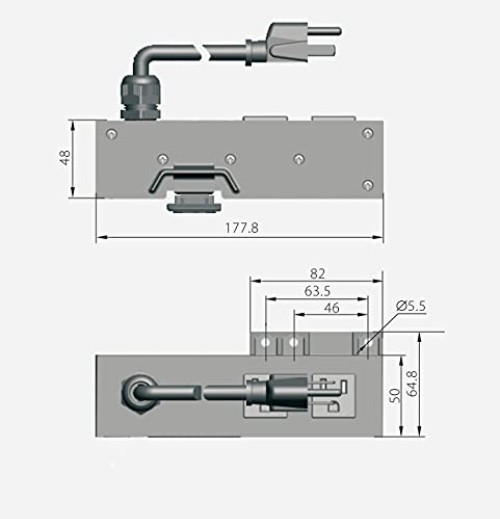 Convenient 15A Power Tool Switch with Dust Control for Workshop Efficiency