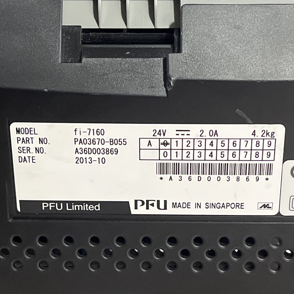 FUJITSU FI-7160 PRINTER