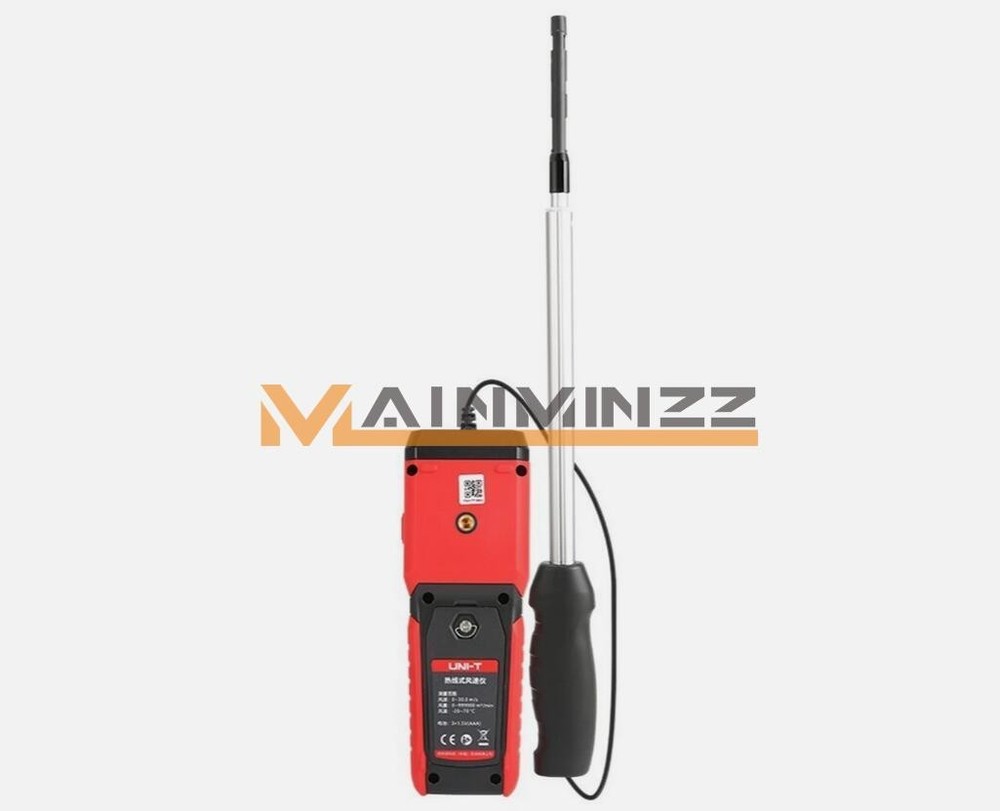 UNI-T UT362H Hot Wire Anemometer Sensor Wind Velocity/Volume/Temperature Tester