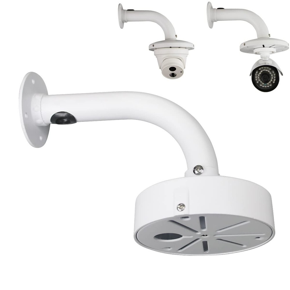 Security Camera Mount Bracket, Dome Universal White
