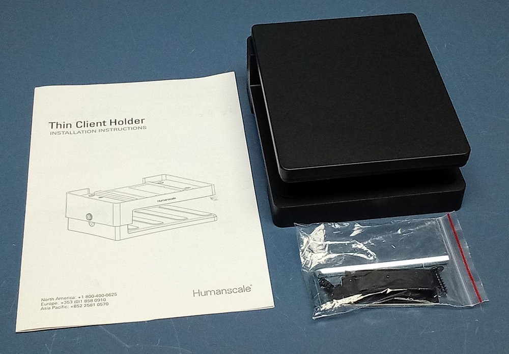 Humanscale - Under Desk - Thin Client Holder/Mount - Black - NEW