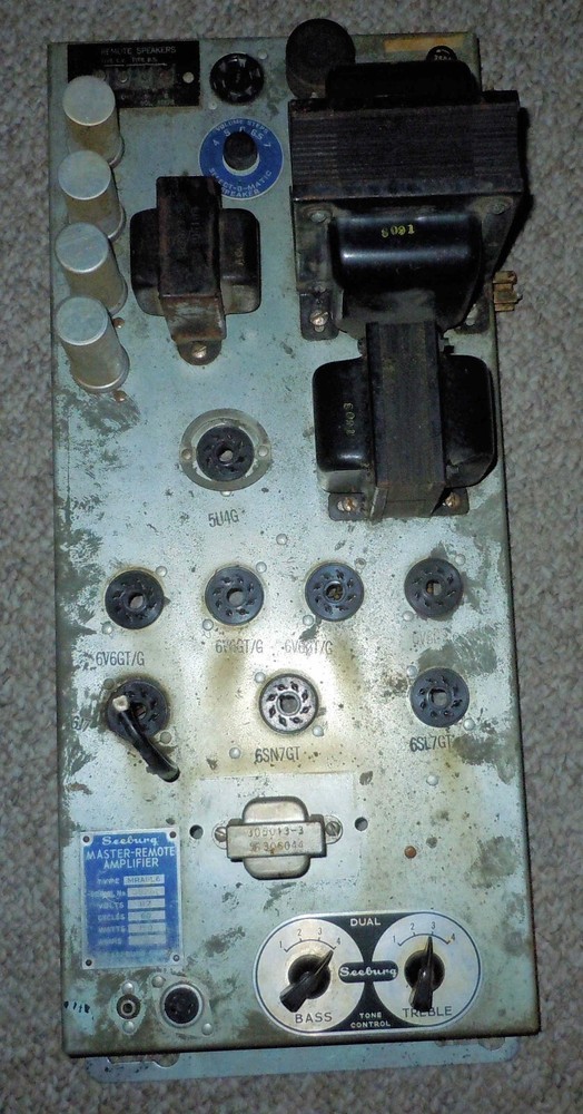 Seeburg MRA1-L6 amp pulled from Seeburg B for parts or repair