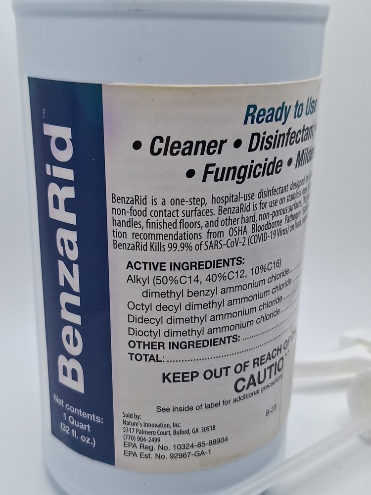 BenzaRid 1 Quart Ready to Use Cleaner