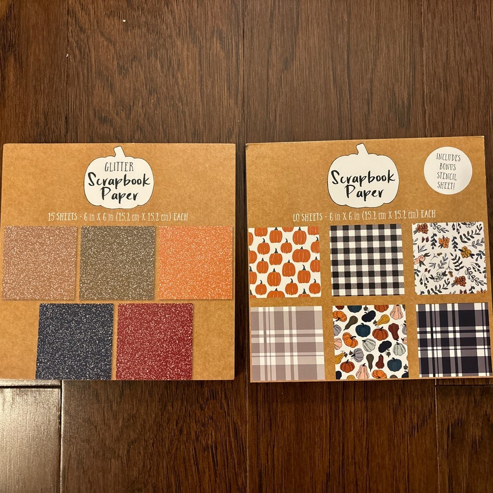 Assorted Scrapbooking Embellishments/Ephemera Paper Pads, Chipboard Frames