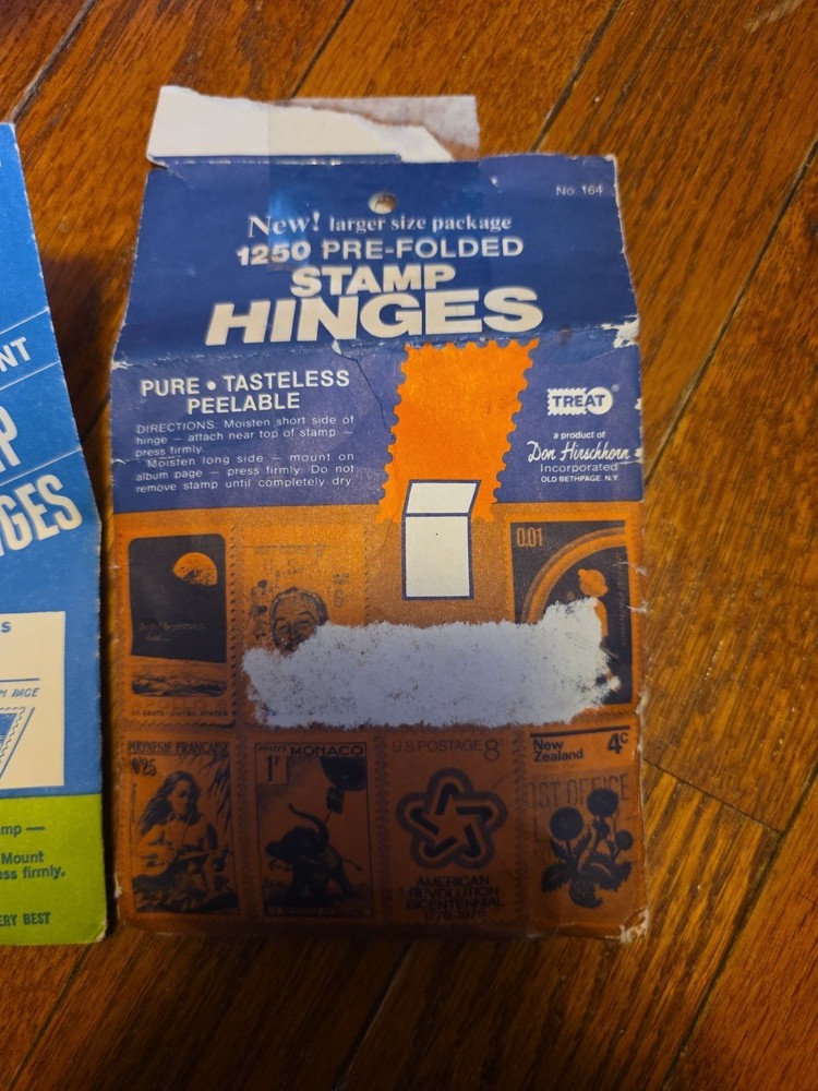 Stamp Hinges
