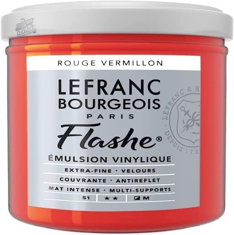 LB ACRYLIC FLASH 125ML VERMILION RED