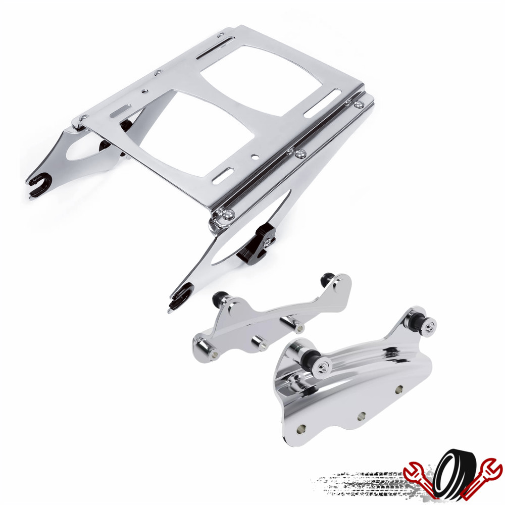 For Harley Touring 09-13 Detachable Mount Rack Bracket Docking Hardware Kit Pack