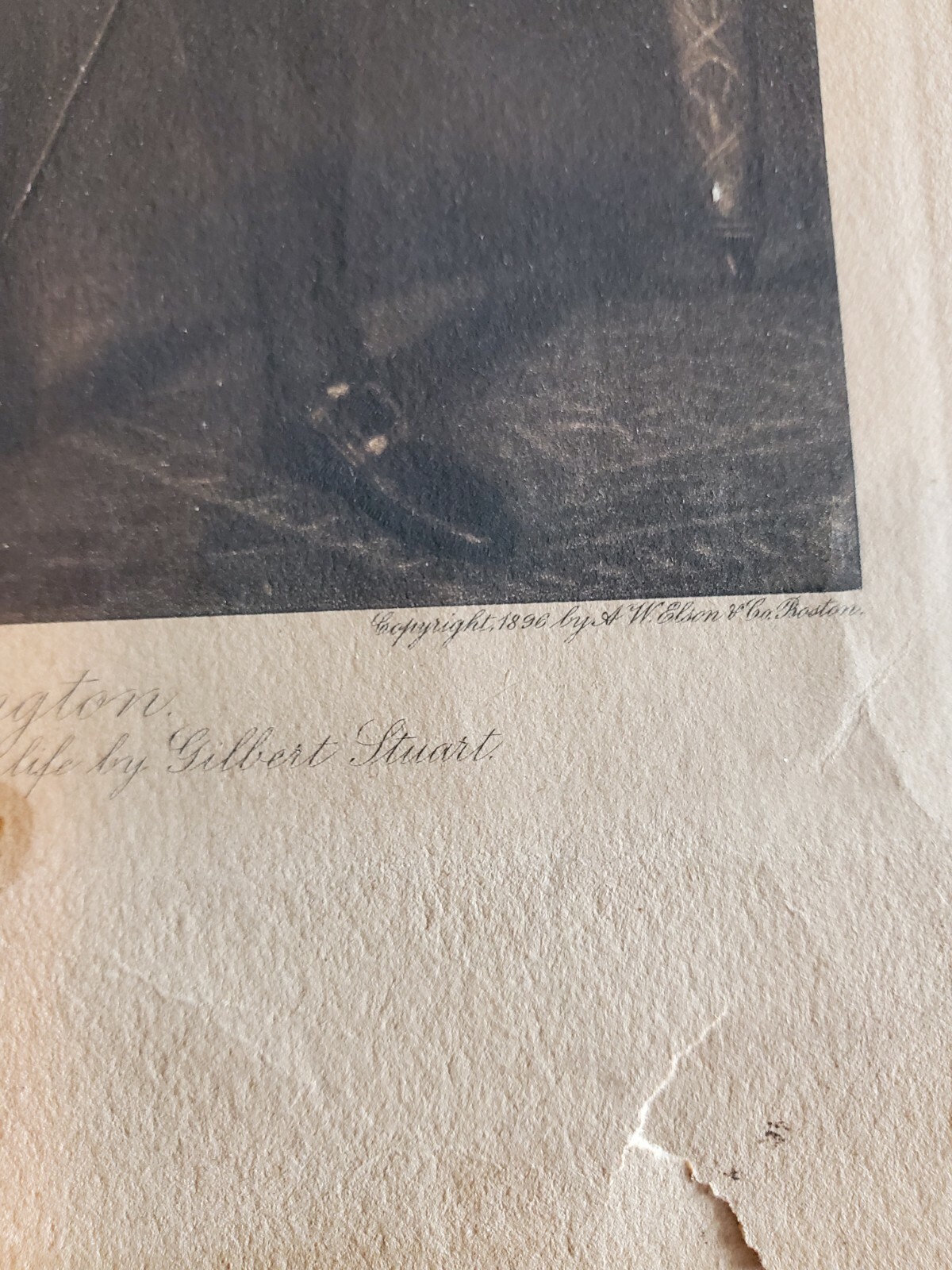 George Washington 1896 Picture Rare