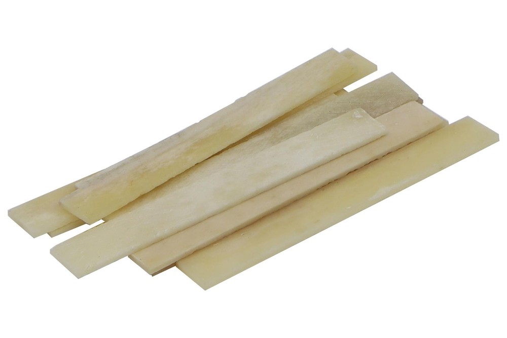 Bone Nut Shims - Non-bleached - 2.22" x .25" x .04" - 10 pack