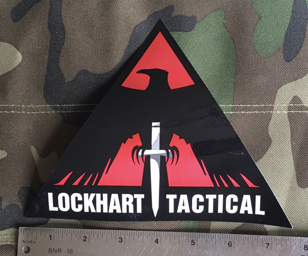 Lockhart Tactical Logo Sticker Set , 1 Large/1 Small.