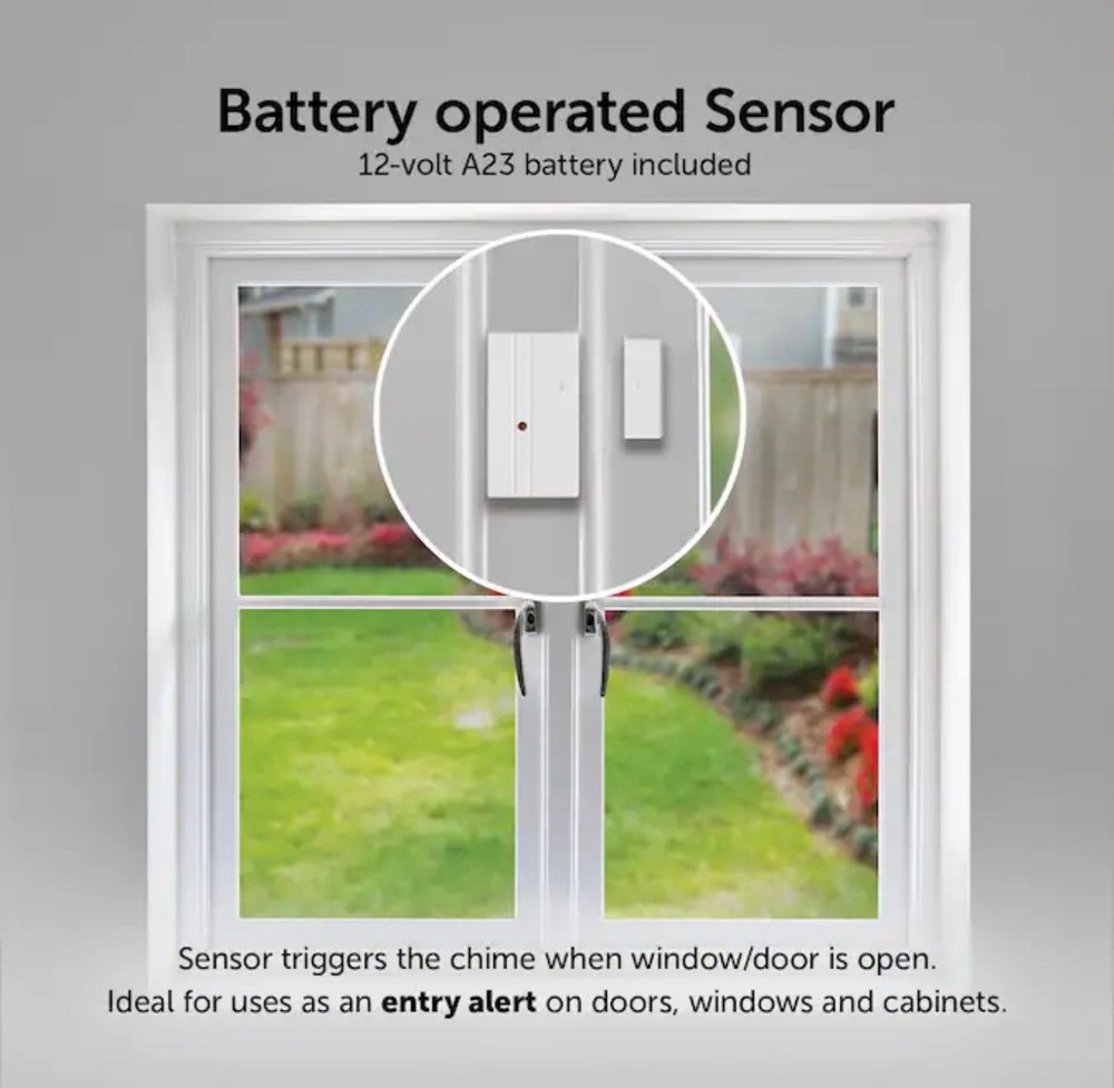 Utilitech White Wireless Doorbell Chime