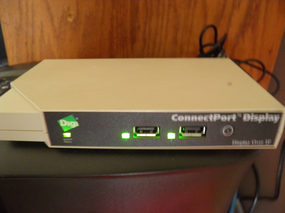 Digi ConnectPort Display - display over IP with power adapter - untested