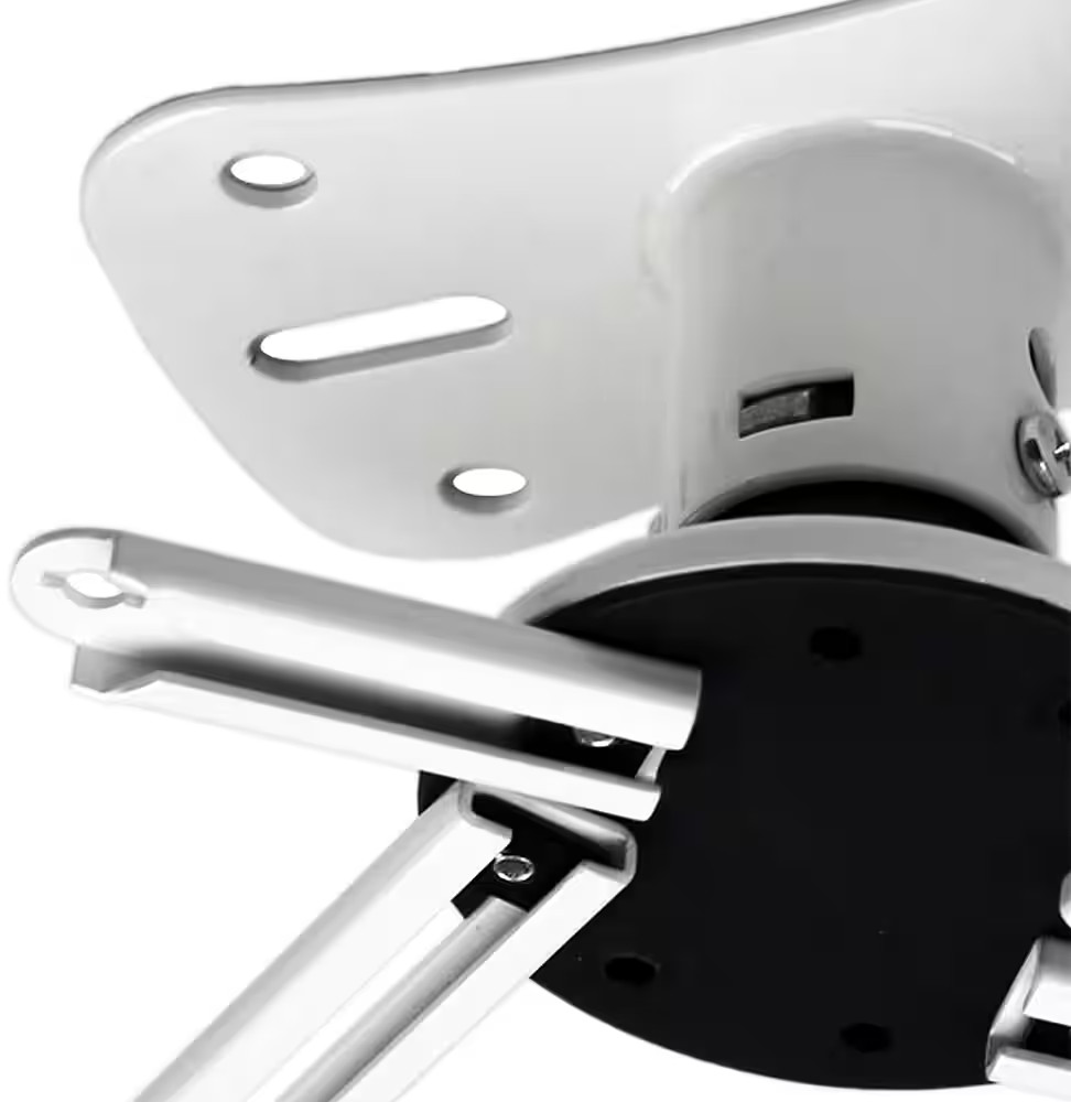 Kanto - Universal Projector Ceiling Mount - White
