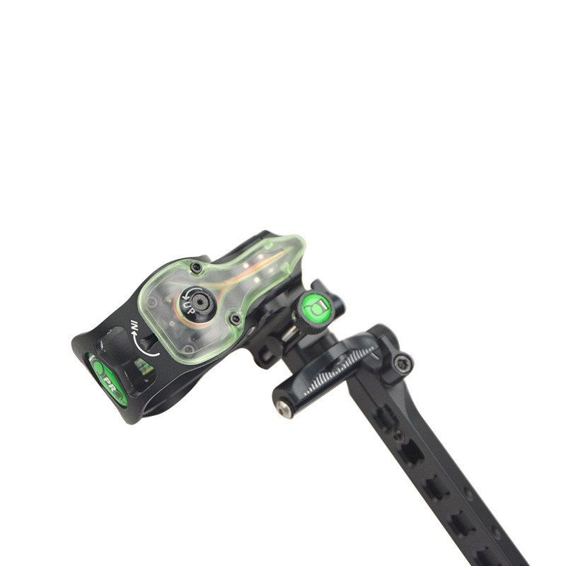 Archery Compound Bow Sight Lock MicroAdjustable Long Pole Hunting 5 Pin .019"
