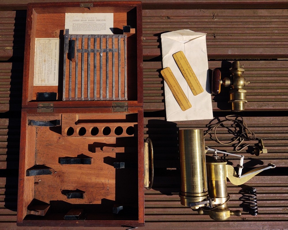 Richards Steam Engine Indicator Antique