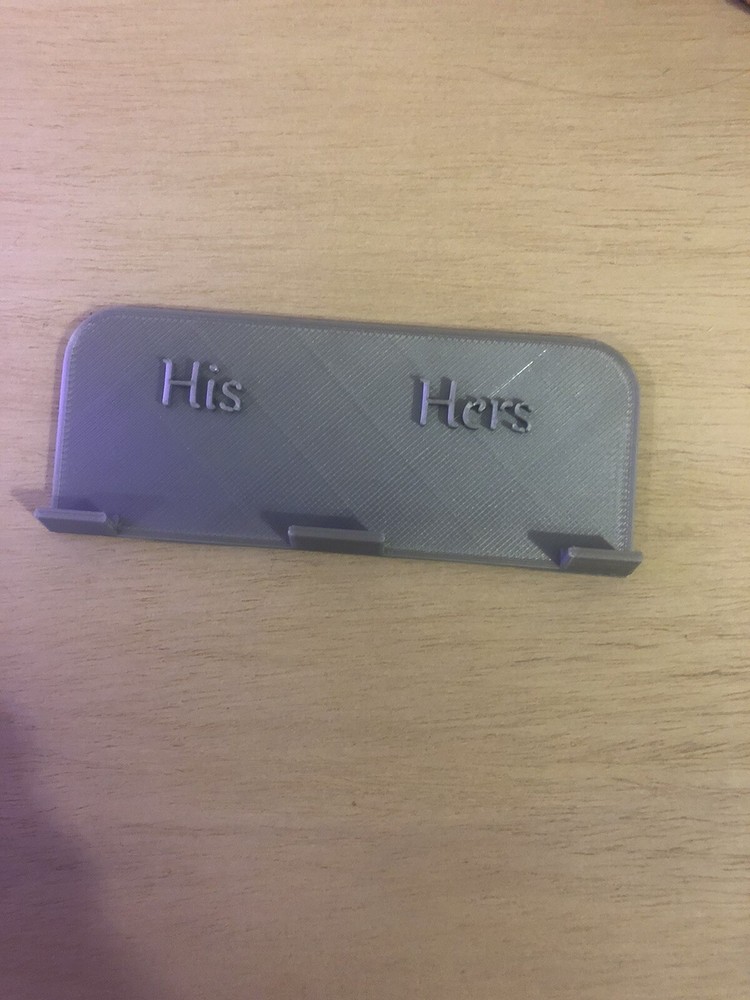 shower razor Organizer “His Hers” Organizer