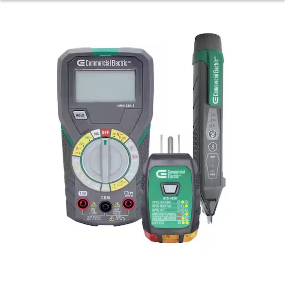 Commercial Electric 3-Piece Technician Test Kit