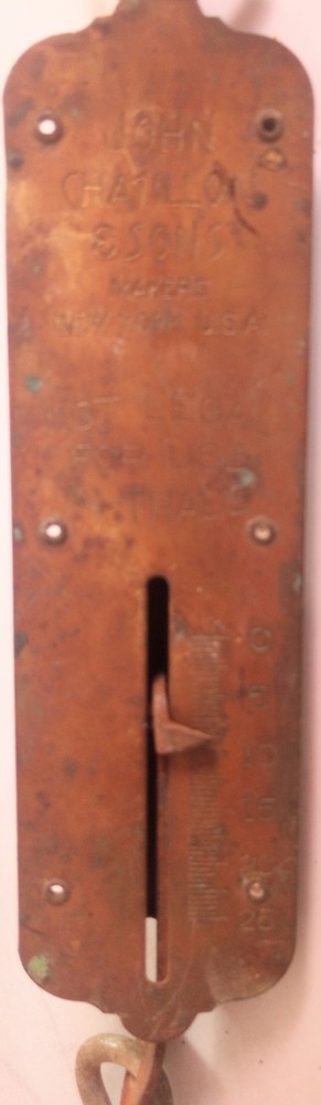 1890-1930's John Chatillon & Sons Brass Scale Doesn't Work