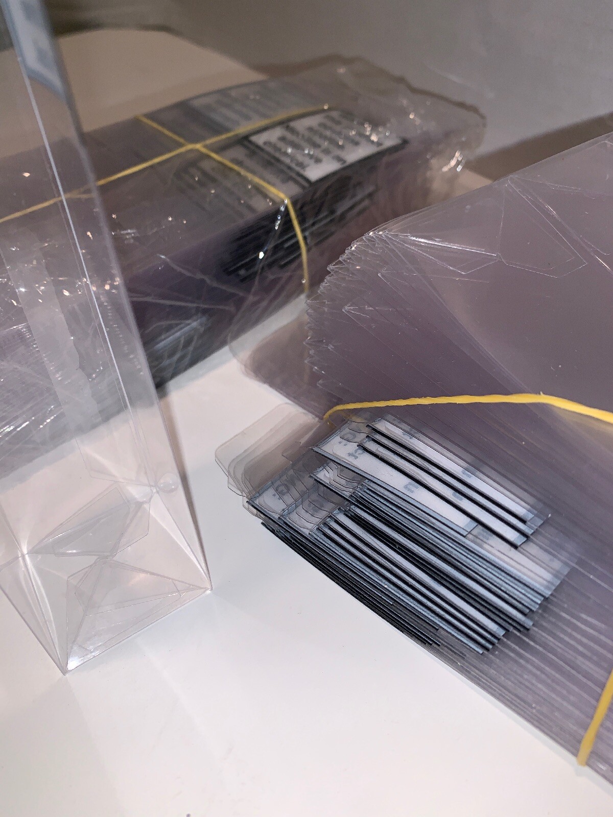 100) Transparent Retail Packaging Boxes - Warning Label *Value Bundle of 100*