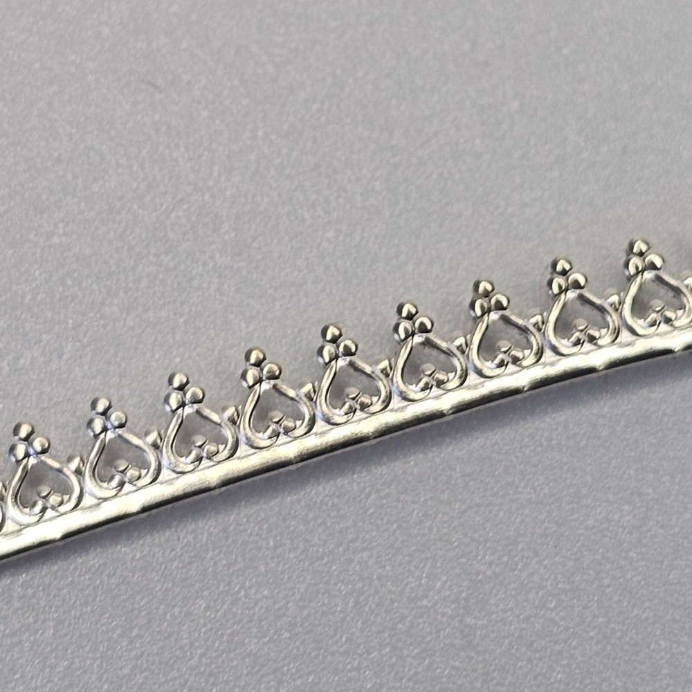 Gallery Bezel Wire 925 Sterling Silver Strip (9 variations)