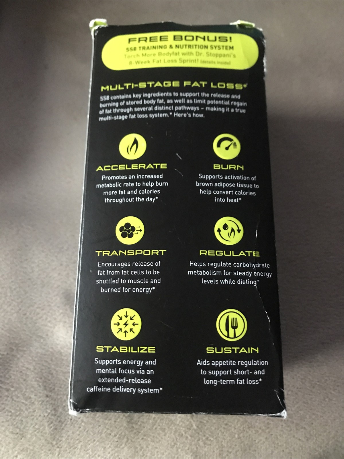 JYM SS8 Super Shredded 8 Advanced Fat Burner - 120 Capsules Exp 10/2026