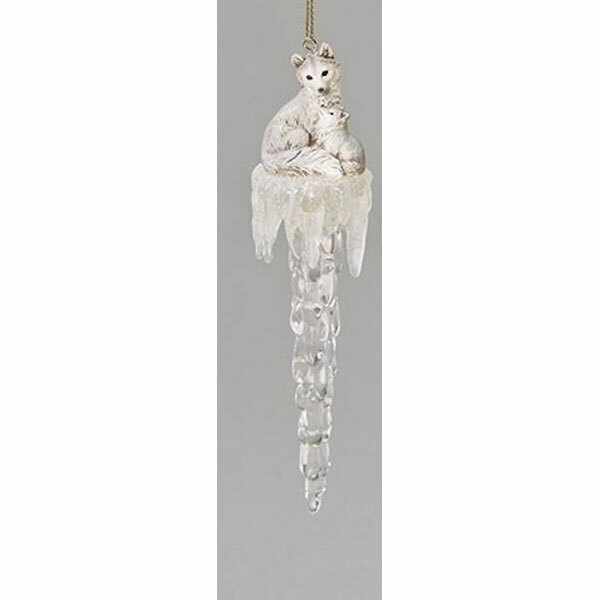 Wildlife on Icicle Ornament