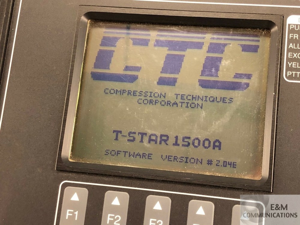 T-STAR 1500A COMPRESSION TECHNIQUES CORP CTC T1 BERT & CHANNEL ANALYZER