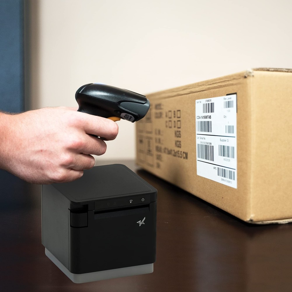 Star Micronics BSH-HR2081BT Wireless Bluetooth 1D/2D Barcode Scanner Compatib...