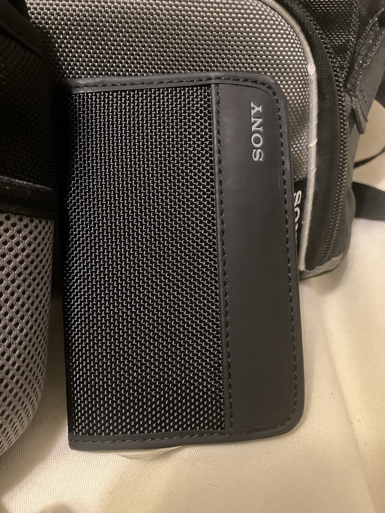 Sony Multi Function Camera Backpack Black/Gray LCS-VA60 With Strap & Extras
