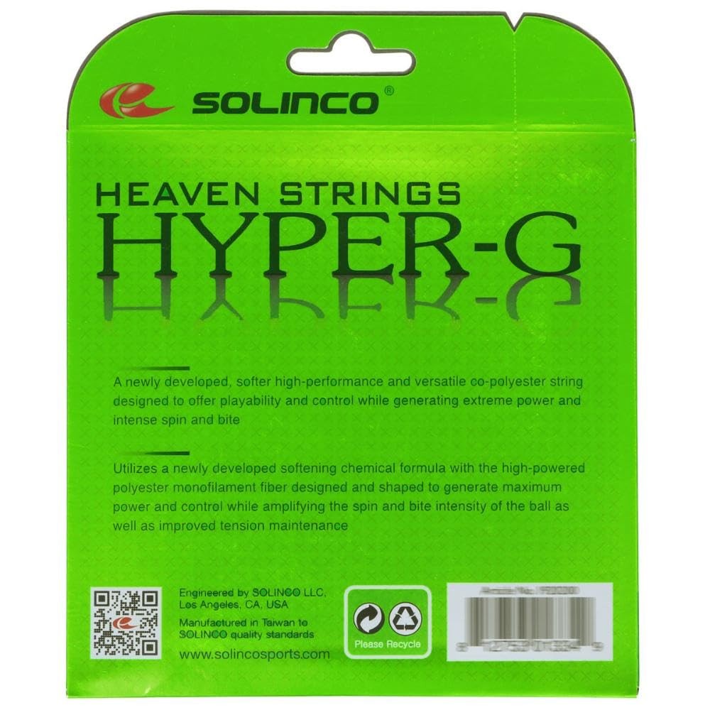 HyperG Soft Tennis String Set Premium Performance for Control & Spin