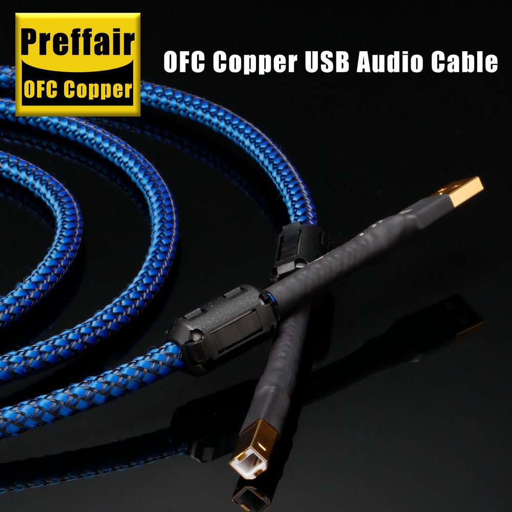 NEW Type A-B USB2.0 Data Cord Gold Plated USB Cable OFC Copper USB Audio Cable