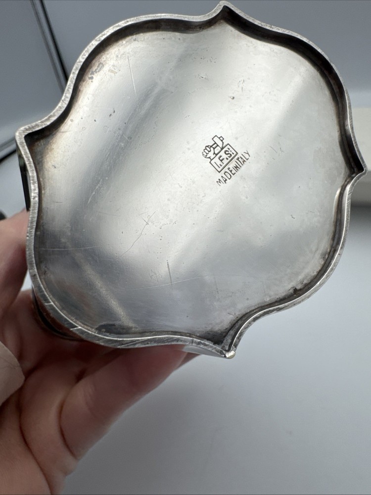 1966 C.C.N.C. Trophy Silver Plate Metal Tea Caddy By IFS Israel Freeman & Son