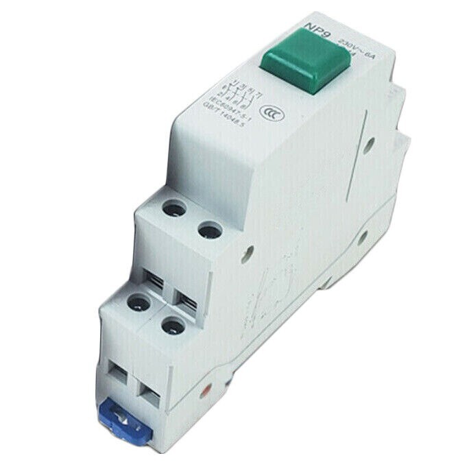 Din Rail Mounting Momentary Push Button Switch Normally Open/ Closed 2NO 2NC NP9