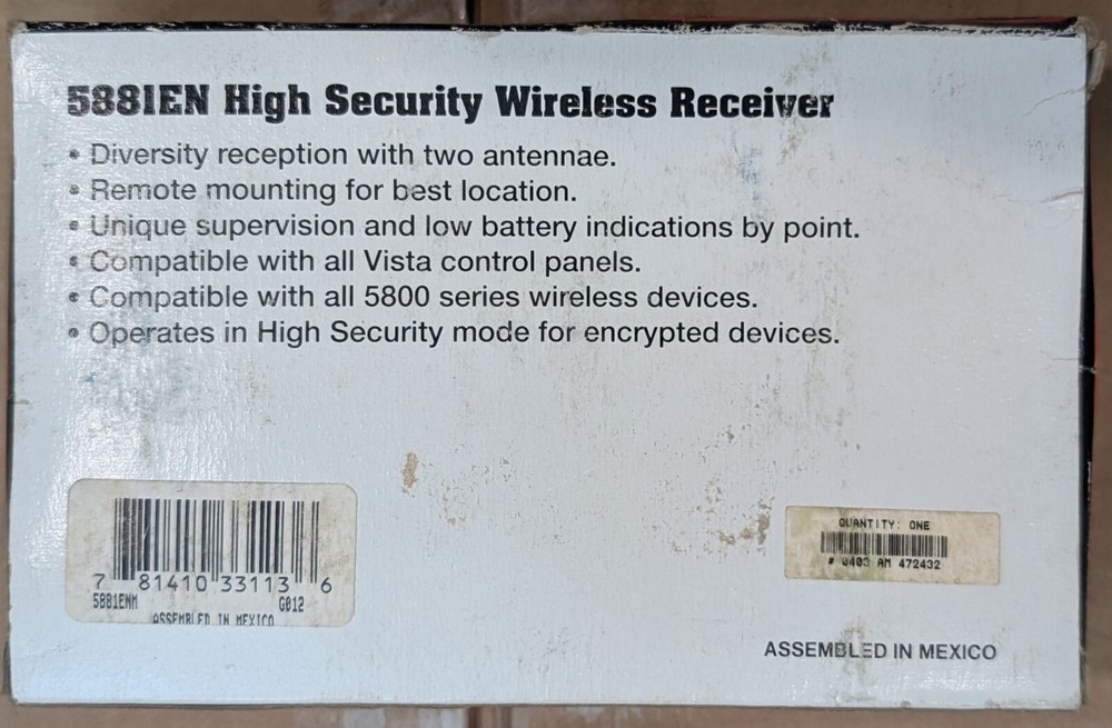 Ademco 5881EN High Security Wireless Receiver - SAME DAY SHIPPING
