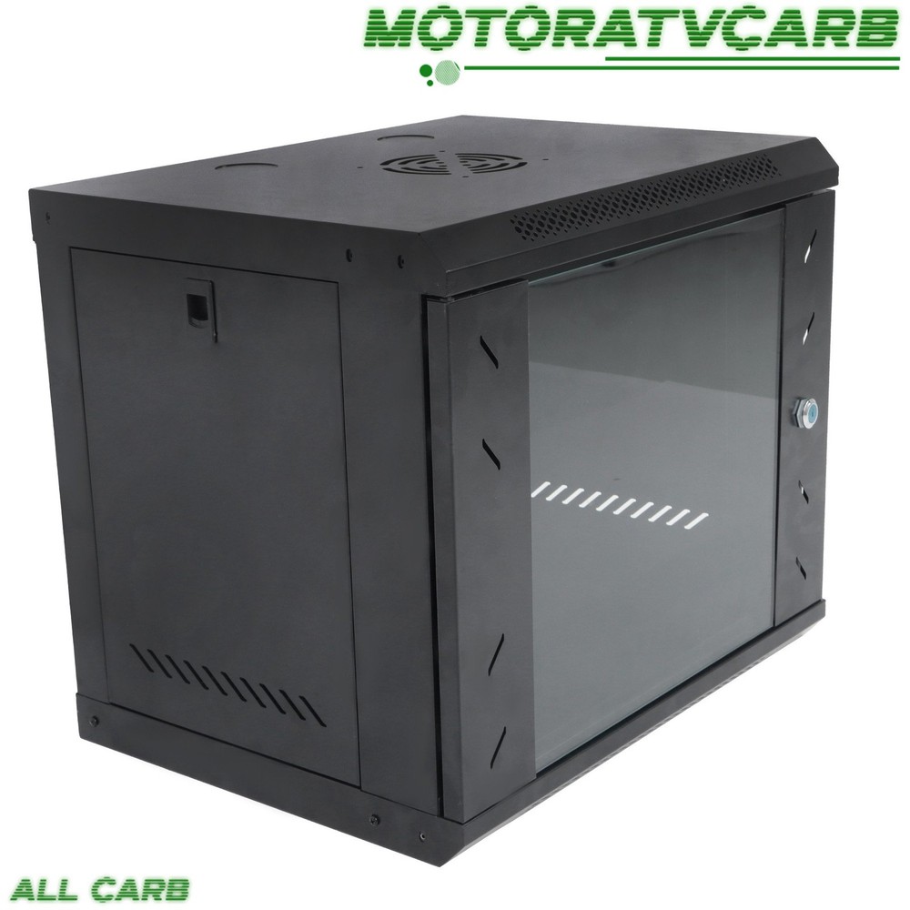 ALL-CARB 1 × 9U Server Rack Enclosure Maximum depth 15.5" wall mount network