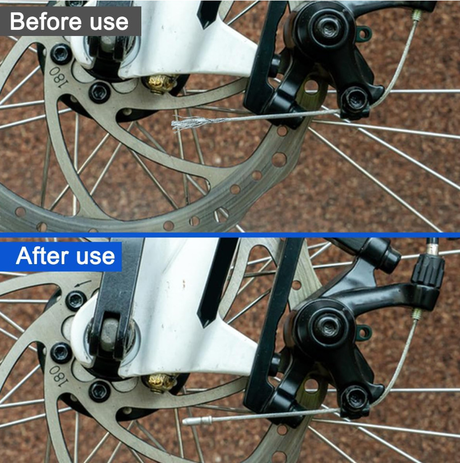 100 Bike Cable End Cap Silver Brake Shifter Wire Crimp Mountain Bicycle Aluminum