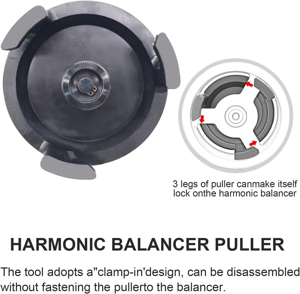 LS Harmonic Balancer Puller & Crank Puller,CNC Precision Machined from Solid...