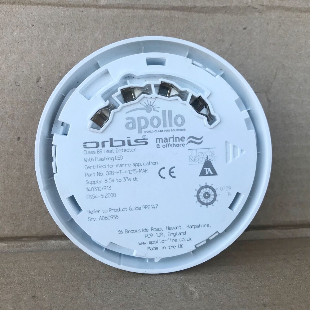 APOLLO ORB-HT-41015-MAR HEAT DETECTOR CLASS BR